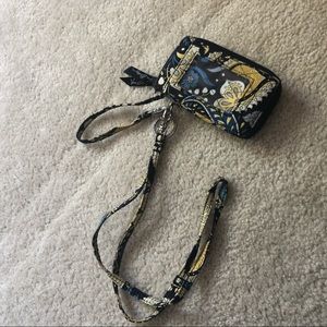 Vera Bradley Wristlet Wallet with matching Lanyard